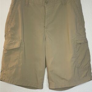 George Tan Cargo Shorts with Relaxed Fit